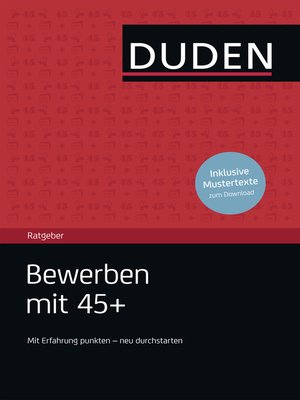 cover image of Duden Ratgeber--Bewerben mit 45 plus